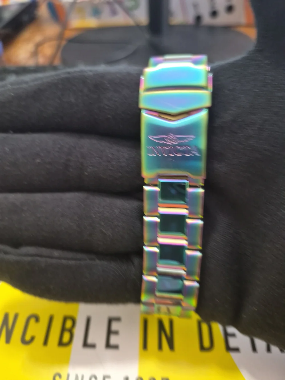 Invicta Speedway 23942  Stainless Steel Chronograph Watch - Green/Purple